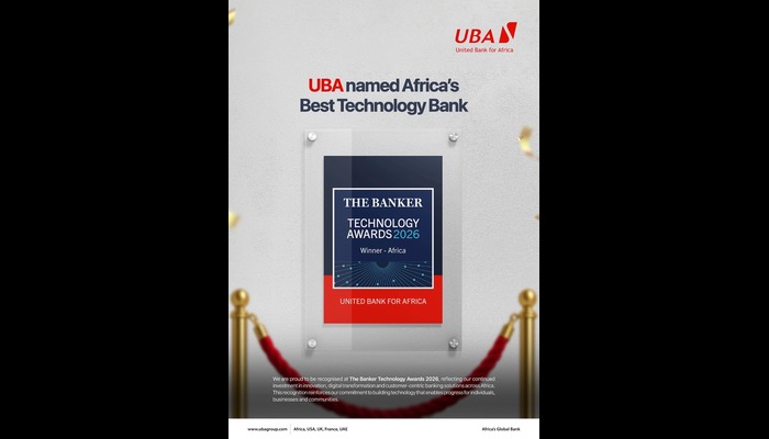 UBA Wins 2026 Banker Technology Award for AI Innovation, Launches Upgraded Mobile App