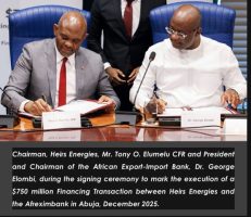 Heirs Energies’ US$750 Million Financing Named Best Oil & Gas Deal Of The Year